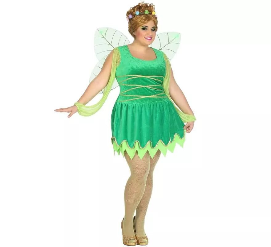 Disfraz de Hada verde para mujer