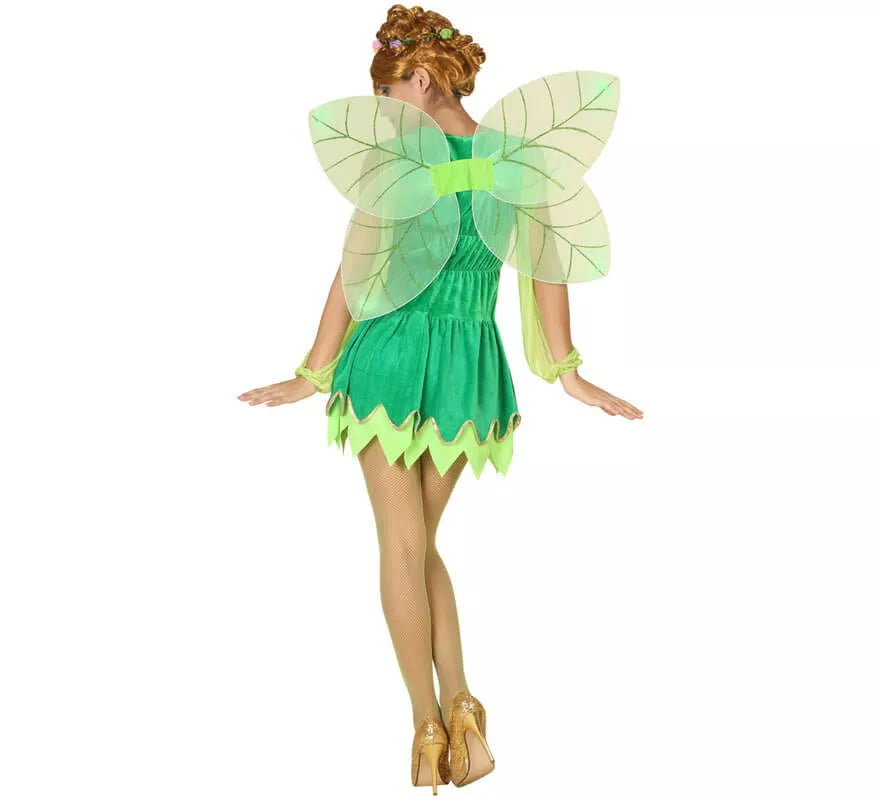Disfraz de Hada verde para mujer