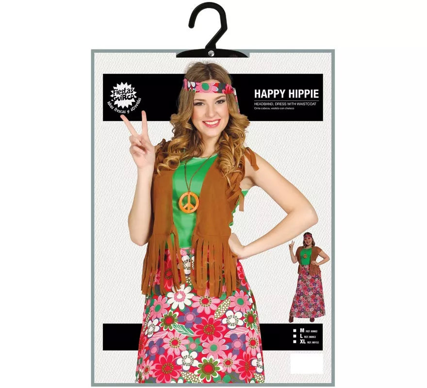 Translation missing: fr.Disfraz de Happy Hippie para Mujer