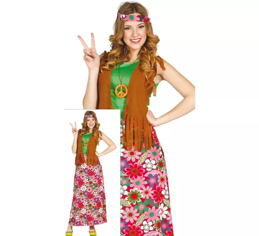 Translation missing: fr.Disfraz de Happy Hippie para Mujer