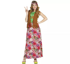 Déguisement Happy Hippie pour femme plusieurs tailles