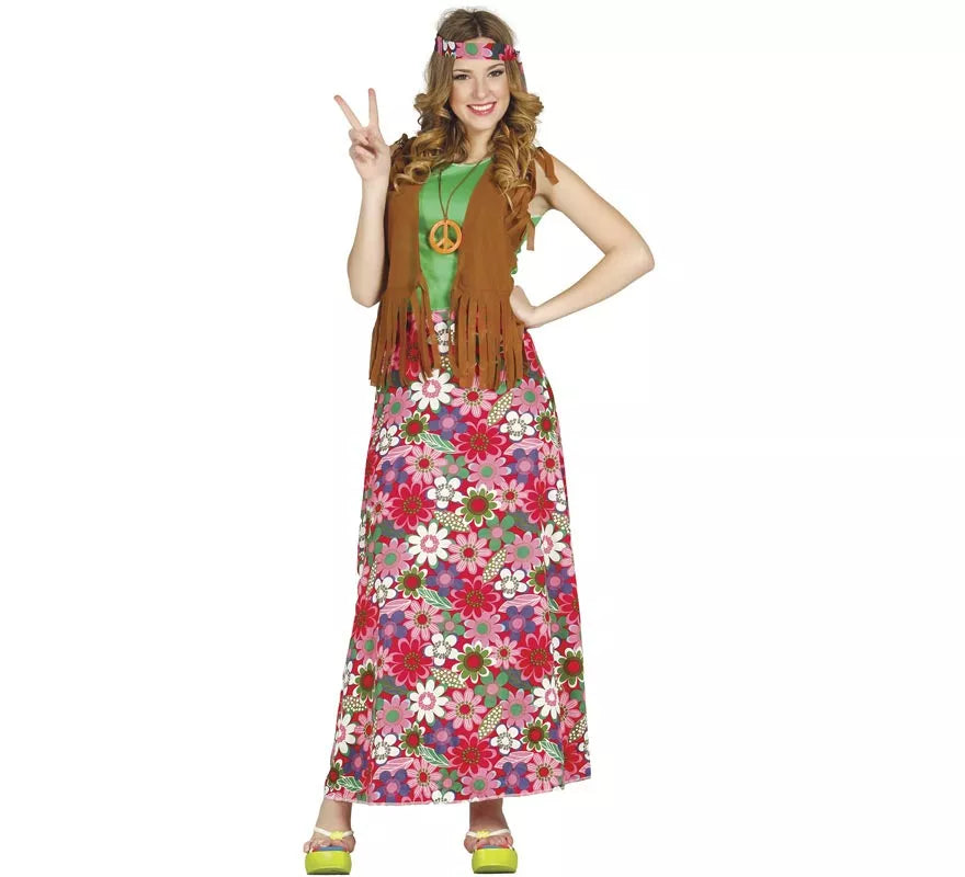 Translation missing: fr.Disfraz de Happy Hippie para Mujer