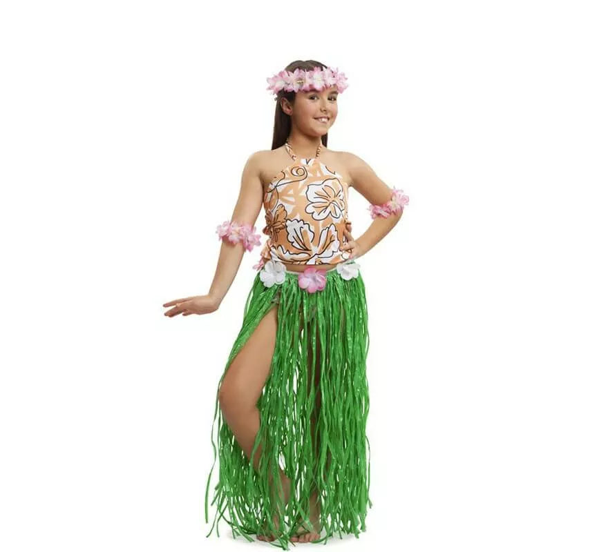 Translation missing: fr.Disfraz de Hawaiana Chic para niña