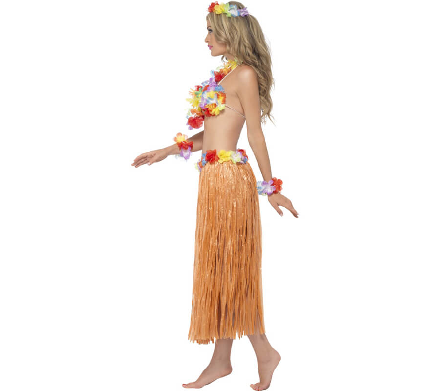 Disfraz de Hawaiana Naranja