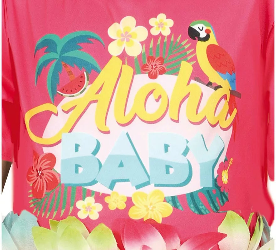 Translation missing: fr.Disfraz de Hawaiana Tropical para niña y bebé