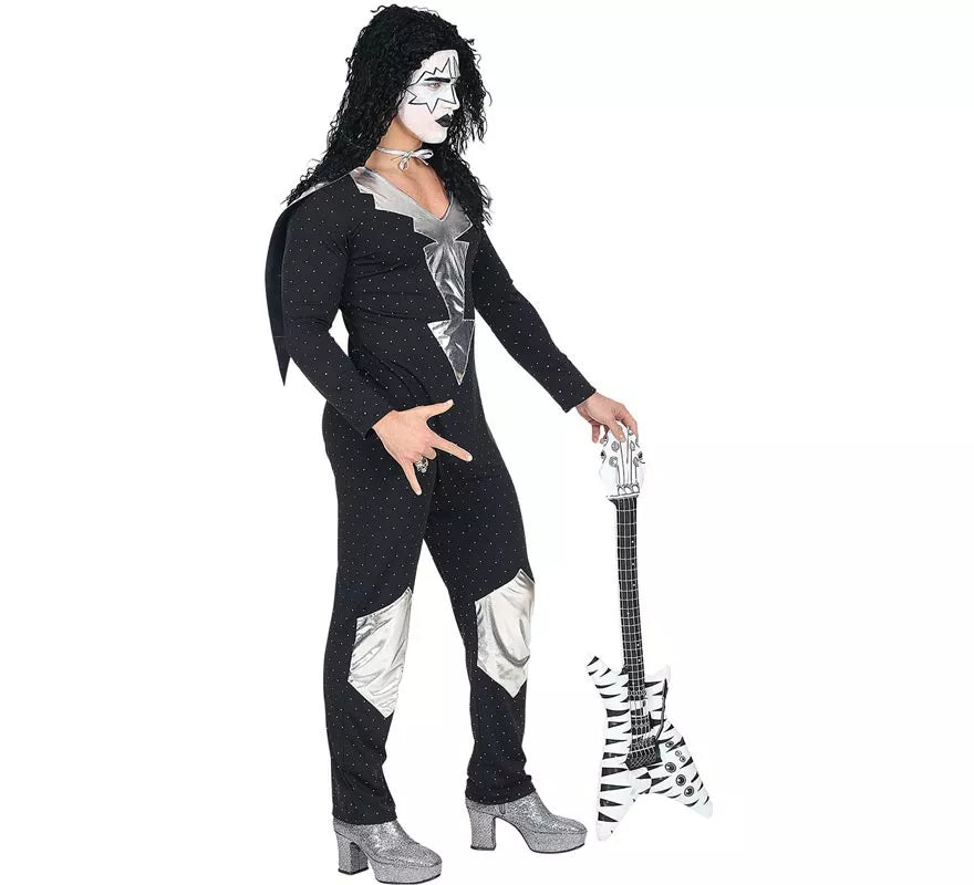 Translation missing: fr.Disfraz de Heavy Metal Estrella de Rock famosa para hombre