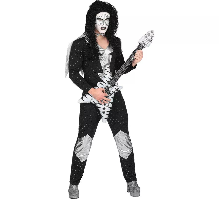Translation missing: fr.Disfraz de Heavy Metal Estrella de Rock famosa para hombre