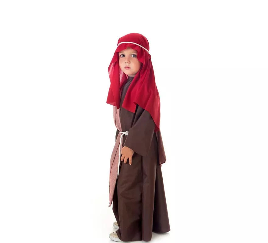 Translation missing: fr.Disfraz de Hebreo manto burdeos para niños