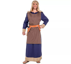 Déguisement hébreu marron et bleu pour homme