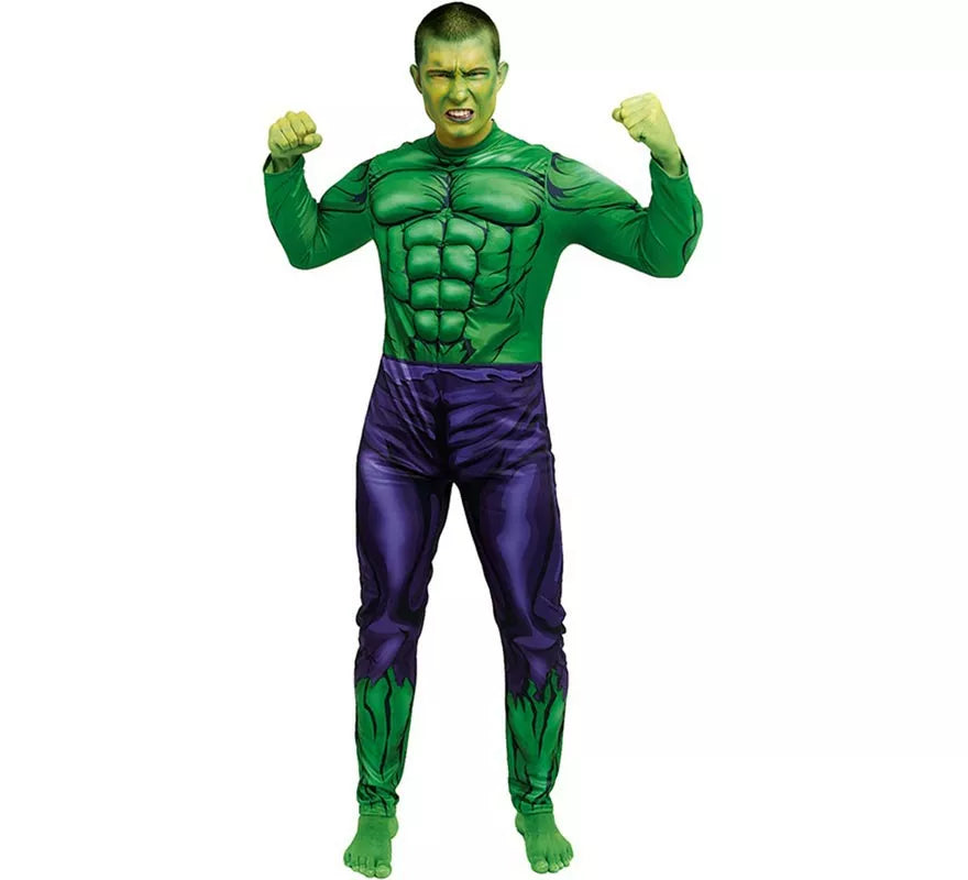 Translation missing: fr.Disfraz de Héroe Gigante verde Musculoso para hombre