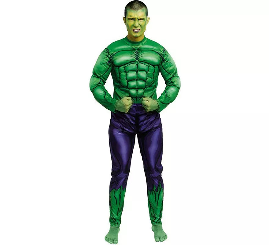 Translation missing: fr.Disfraz de Héroe Gigante verde Musculoso para hombre
