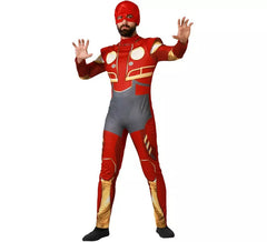 Déguisement de héros robot rouge pour homme