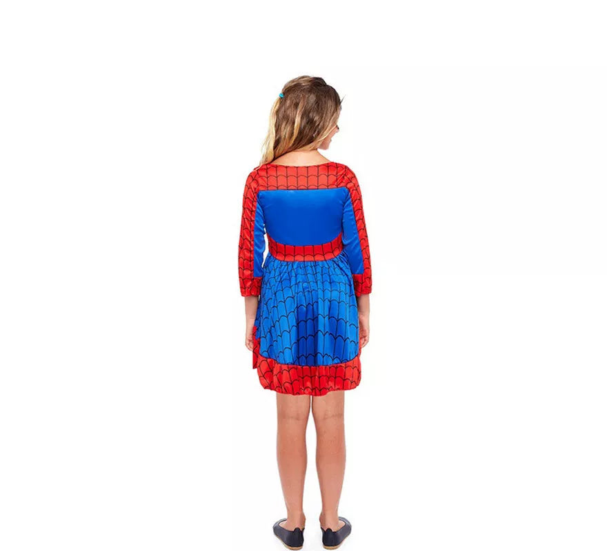 Translation missing: fr.Disfraz de Heroína Arácnida Azul y Rojo para niña