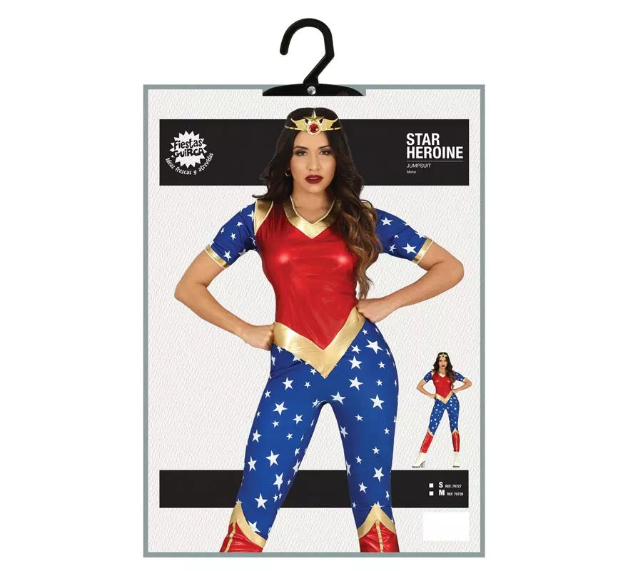 Translation missing: fr.Disfraz de Heroína Estrellada para mujer