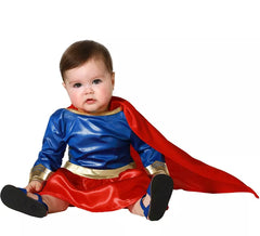 Déguisement d'héroïne kryptonienne pour bébé