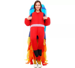 Déguisement de fusée gonflable adulte