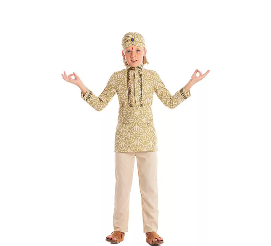 Translation missing: fr.Disfraz de Hindú Bollywood con Turbante para niño