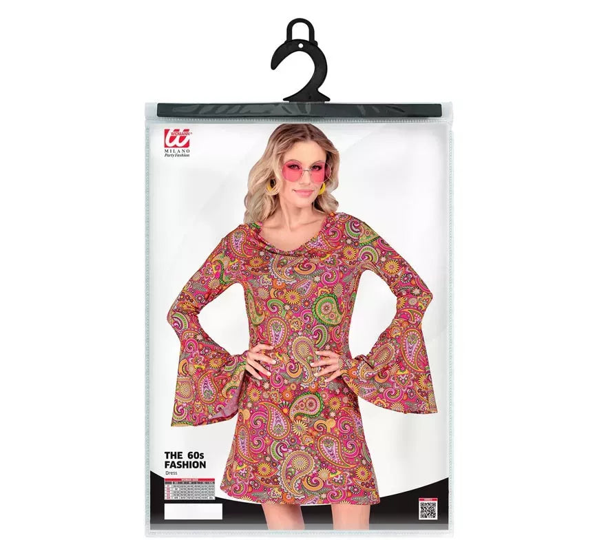 Translation missing: fr.Disfraz de Hippie años 60 Fashion Paisley para mujer
