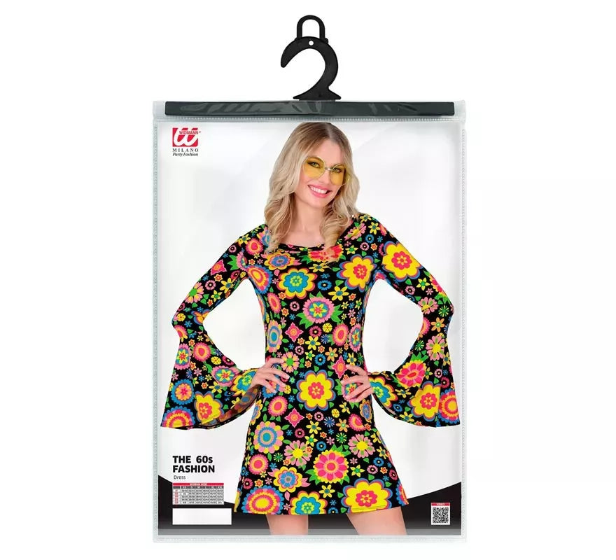 Translation missing: fr.Disfraz de Hippie años 60 Flores Fashion para mujer