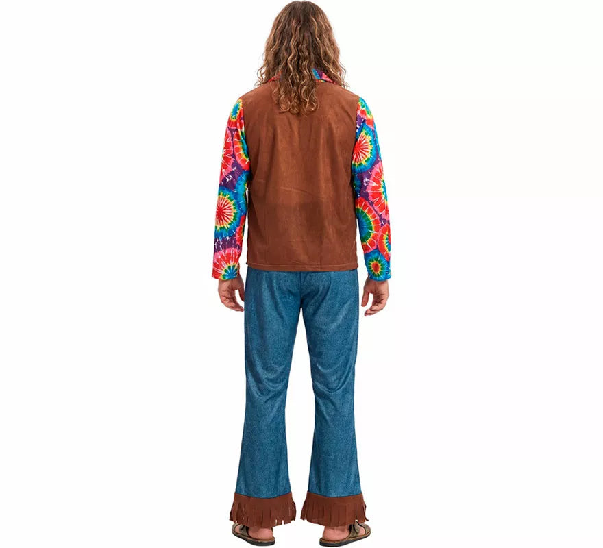 Translation missing: fr.Disfraz de Hippie con Chaleco para hombre