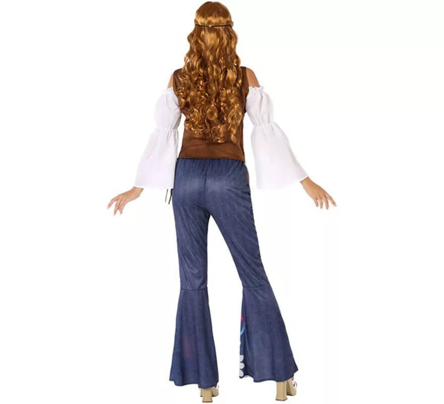 Translation missing: fr.Disfraz de Hippie con Chaleco para mujer