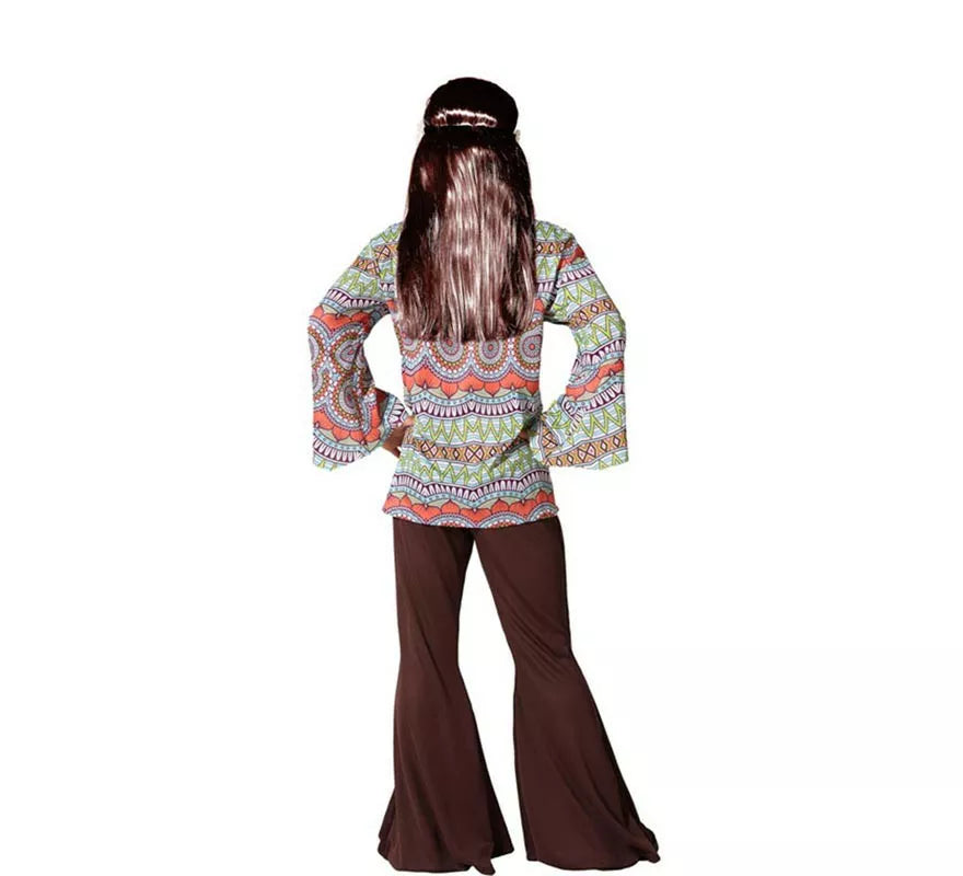 Translation missing: fr.Disfraz de Hippie con Estampado para niño