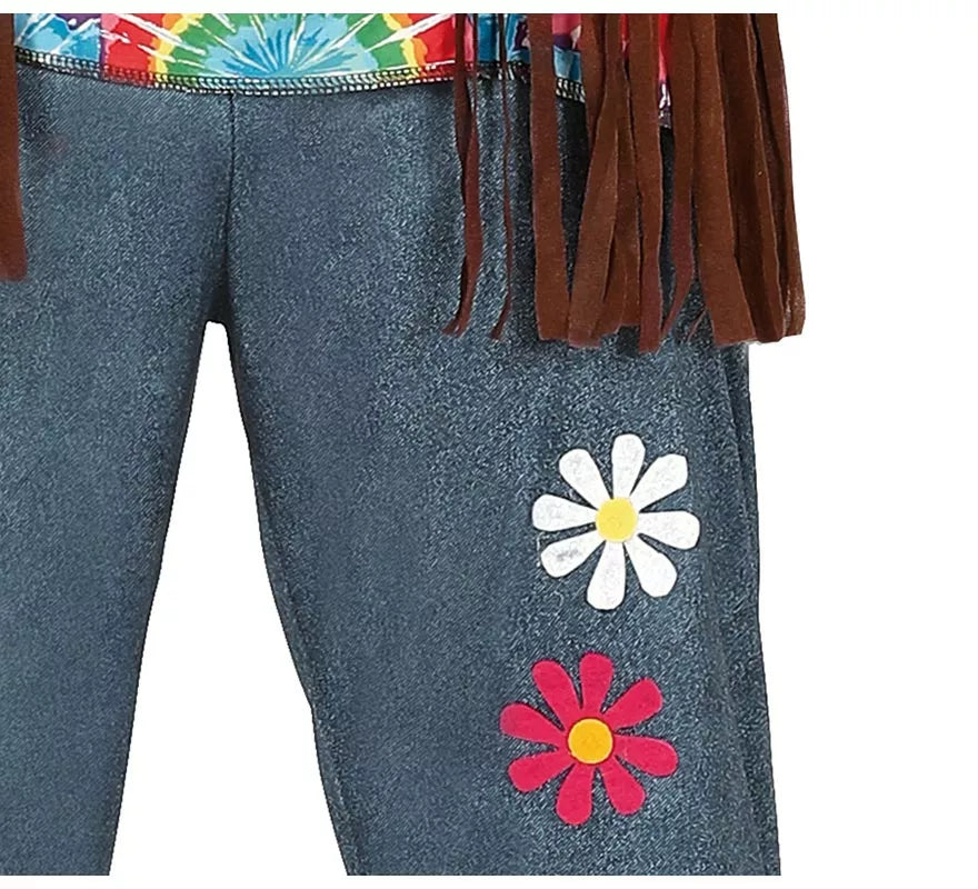 Translation missing: fr.Disfraz de Hippie con Flores para hombre