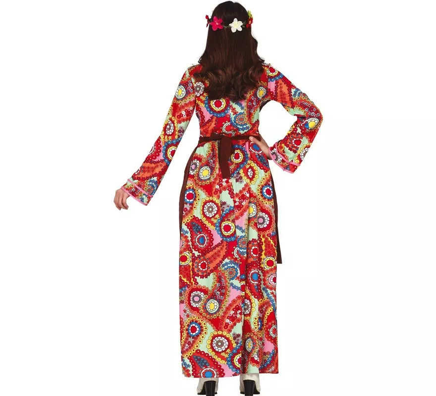 Translation missing: fr.Disfraz de Hippie con Vestido Largo para Mujer