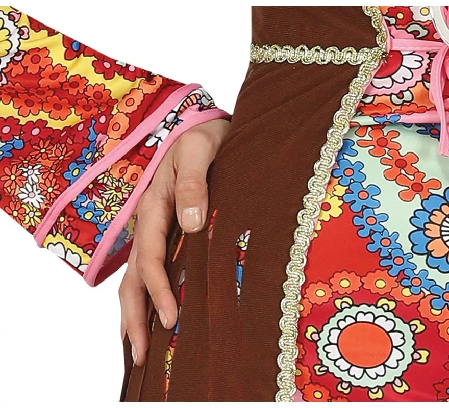 Translation missing: fr.Disfraz de Hippie con Vestido Largo para Mujer