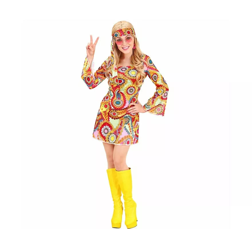 Translation missing: fr.Disfraz de Hippie coqueta para mujer