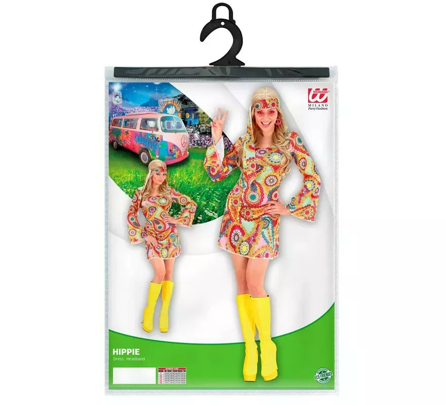 Disfraz de Hippie coqueta para mujer