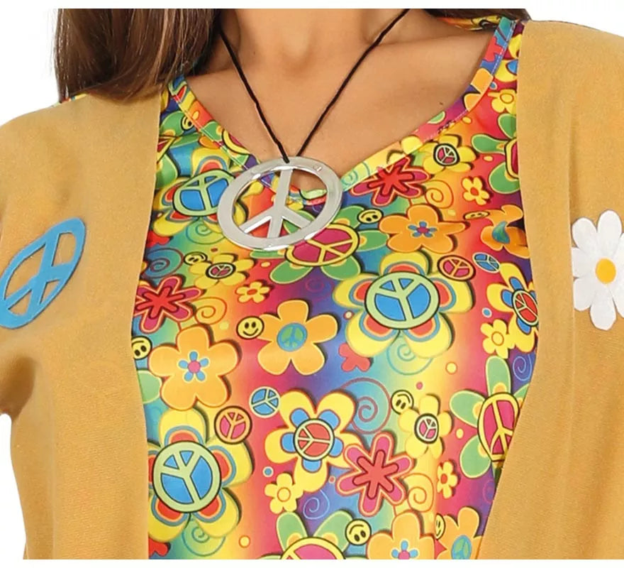 Translation missing: fr.Disfraz de Hippie corto para mujer