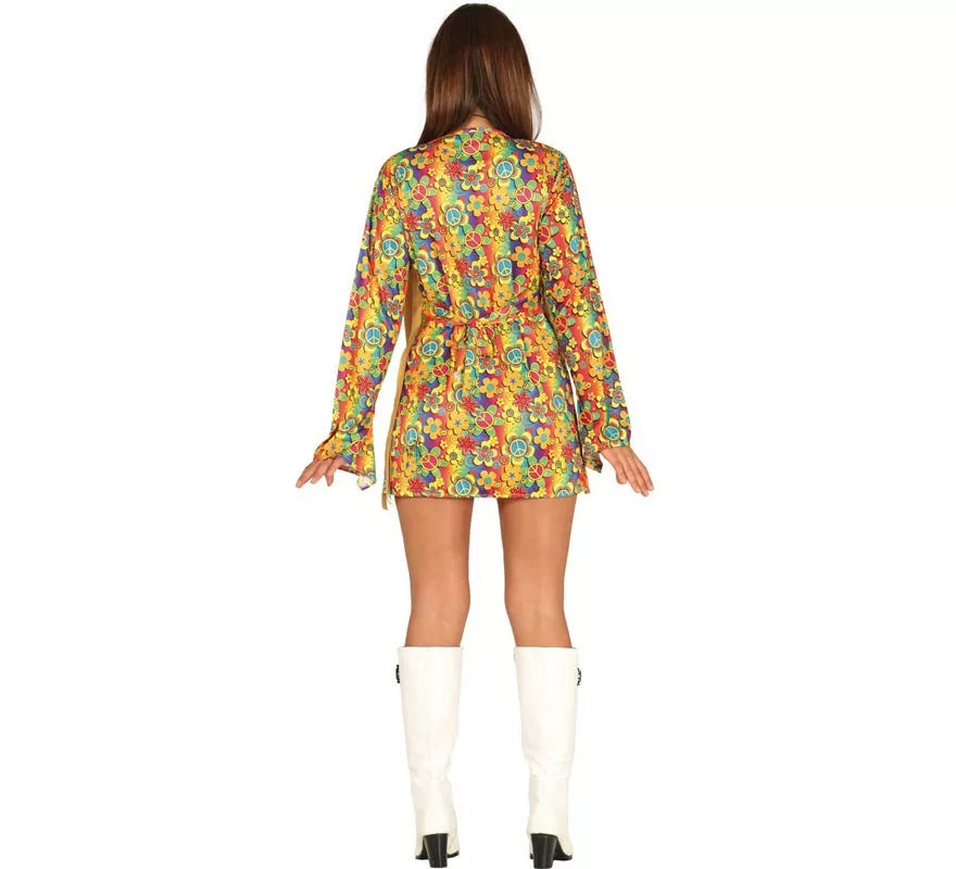 Translation missing: fr.Disfraz de Hippie corto para mujer