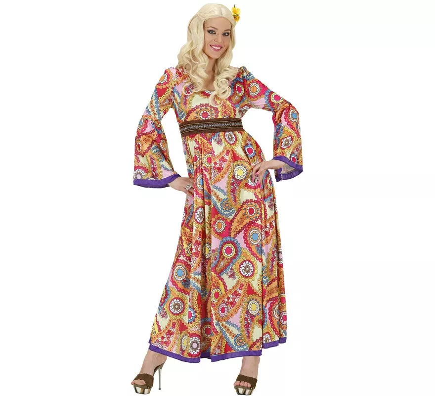 Translation missing: fr.Disfraz de Hippie figuras con cinturón para mujer