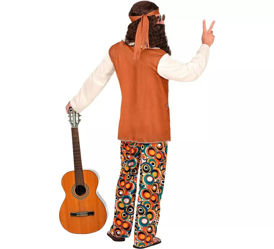 Translation missing: fr.Disfraz de Hippie flecos largos para hombre