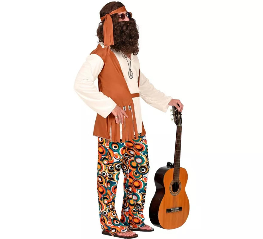 Translation missing: fr.Disfraz de Hippie flecos largos para hombre