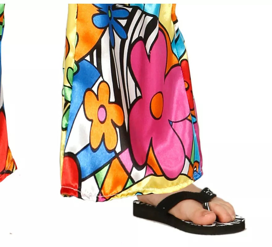 Translation missing: fr.Disfraz de Hippie Florido para niños