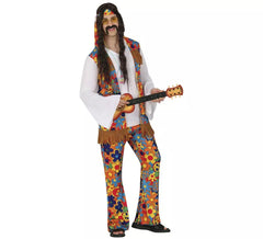 Costume hippie fleuri pour homme