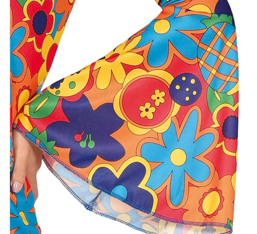 Disfraz de Hippie Flower para mujer