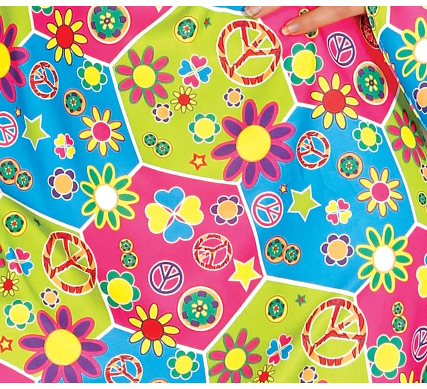 Translation missing: fr.Disfraz de Hippie Flower Power para mujer