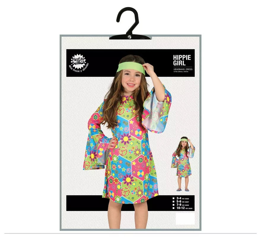 Translation missing: fr.Disfraz de Hippie Girl para niña