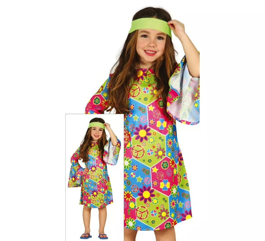 Translation missing: fr.Disfraz de Hippie Girl para niña