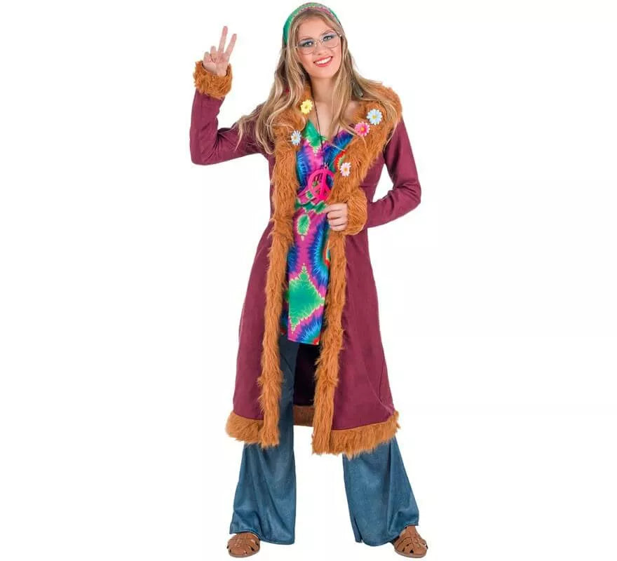 Translation missing: fr.Disfraz de Hippie Granate para mujer
