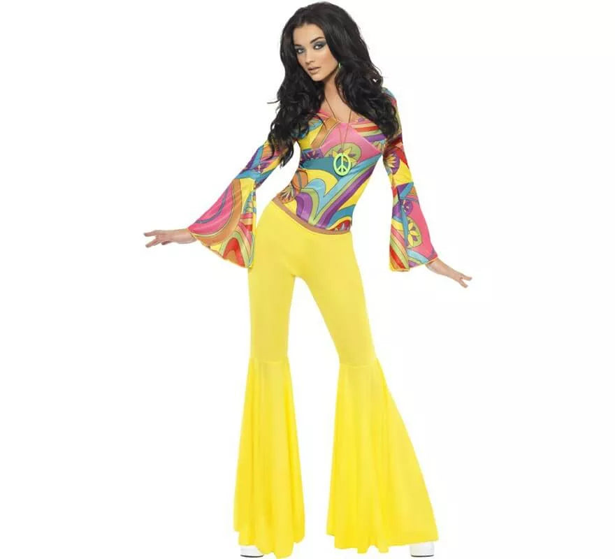 Translation missing: fr.Disfraz de Hippie Guay de los 70 para mujer