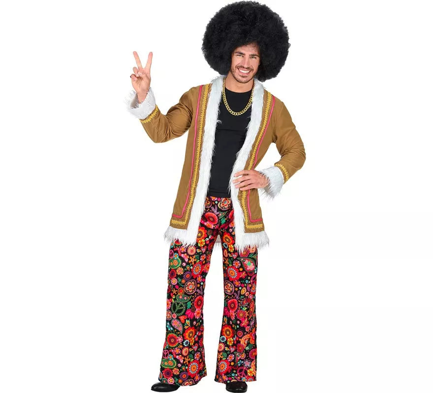 Translation missing: fr.Disfraz de Hippie Invierno para hombre