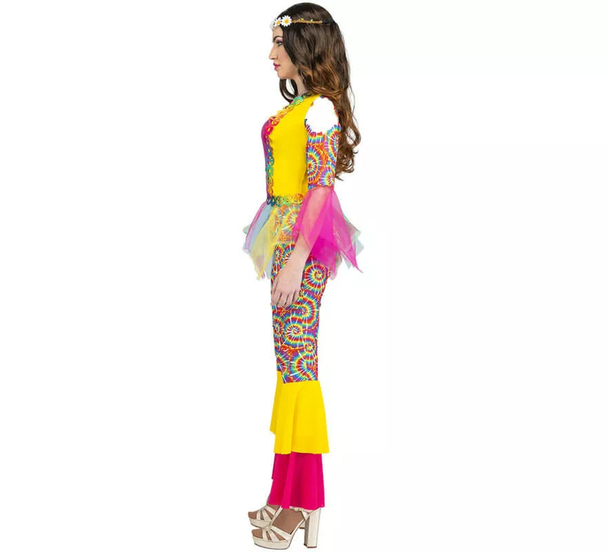 Translation missing: fr.Disfraz de Hippie Multicolor para mujer