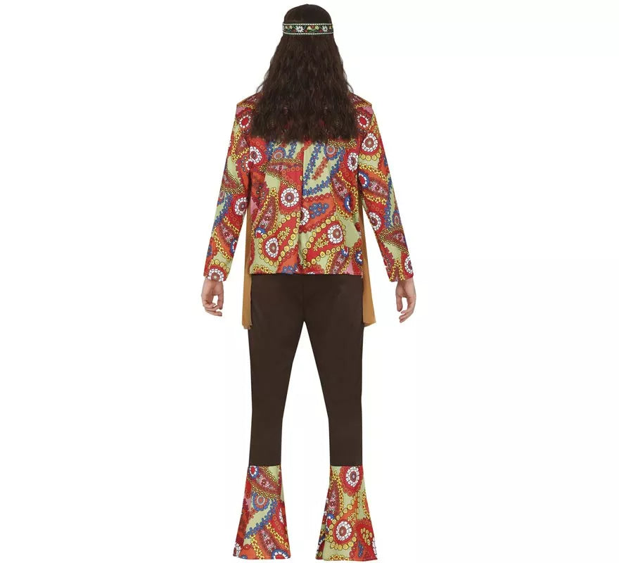 Translation missing: fr.Disfraz de Hippie Paz y Amor para hombre