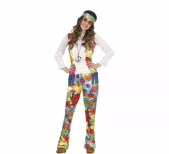 Costume Hippie Psychédélique Adolescent