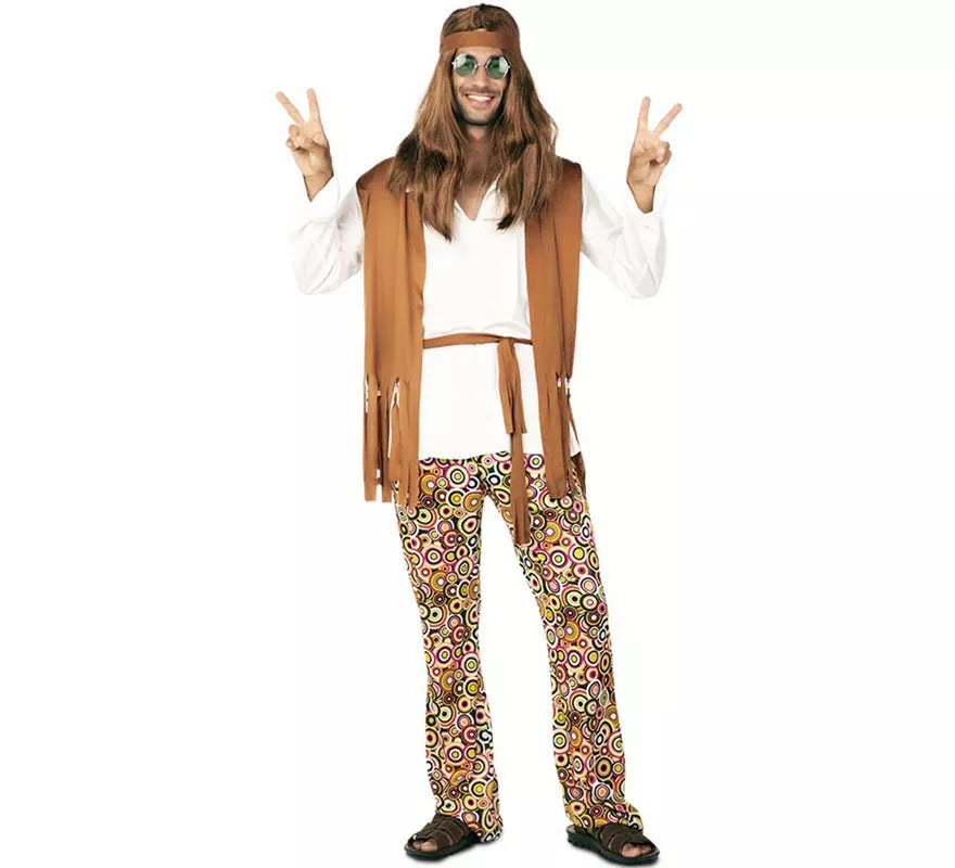 Translation missing: fr.Disfraz de Hippie Psicodélico para hombre