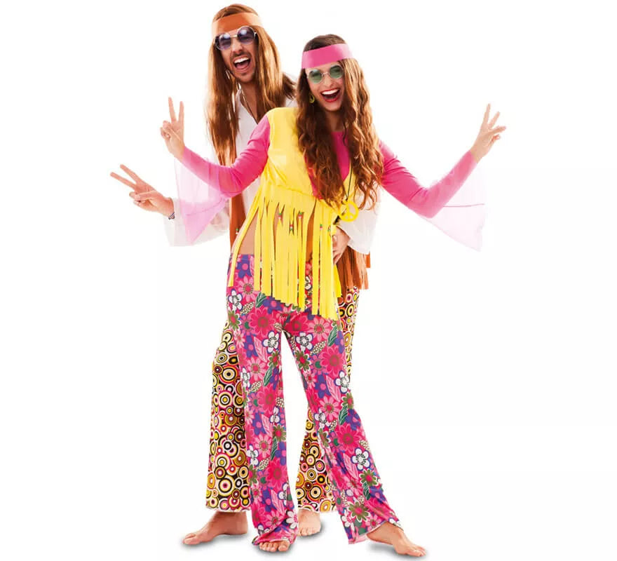 Translation missing: fr.Disfraz de Hippie Psicodélico para hombre